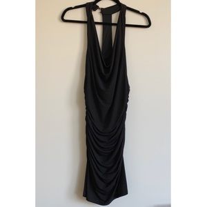 Black tight fitted dress